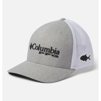 Columbia Ženske Kape - PFG Mesh Ball Sive Crne | LQOB-27346